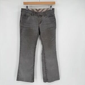 GAP‎ Y2K Grey Pinwale Corduroy Bootcut Low-Rise Pants Women's Sz 1R
